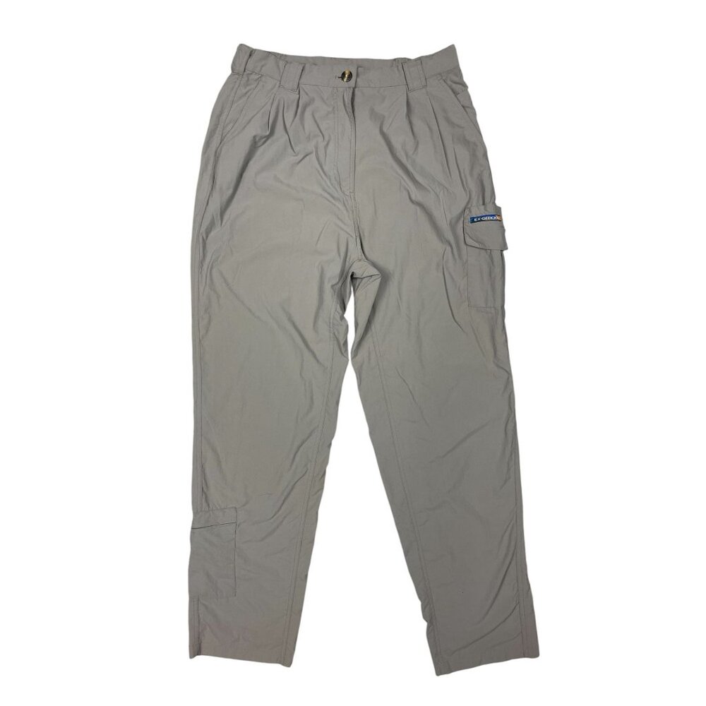 Exofficio Womens Cargo Pants 14 High Rise Nylon Hiking Outdoor Tapered